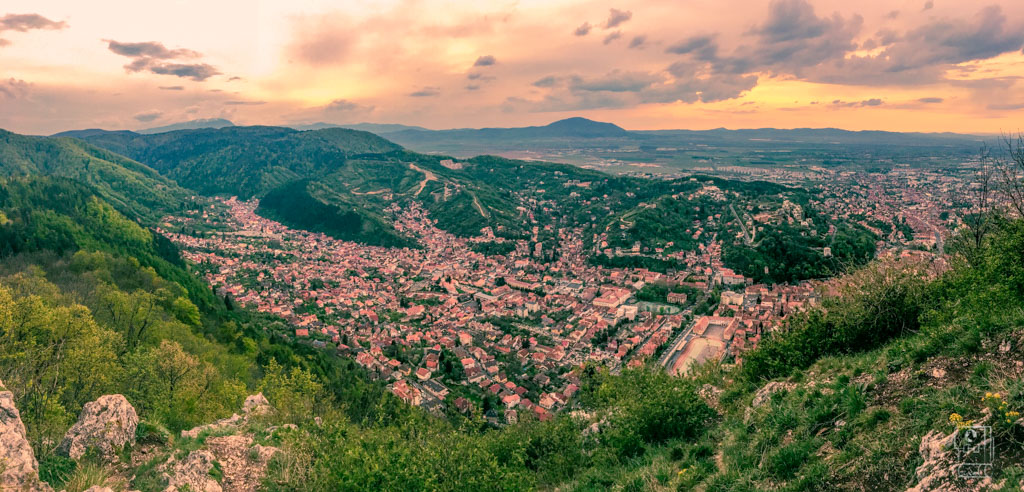 Brasov city view from Tampa